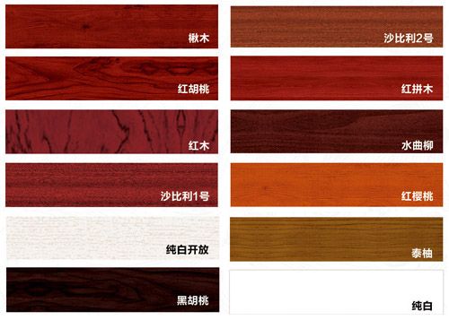 实木复合门系列 可选色板 - 实木复合门,门海木门 - 浙江德海工贸有限